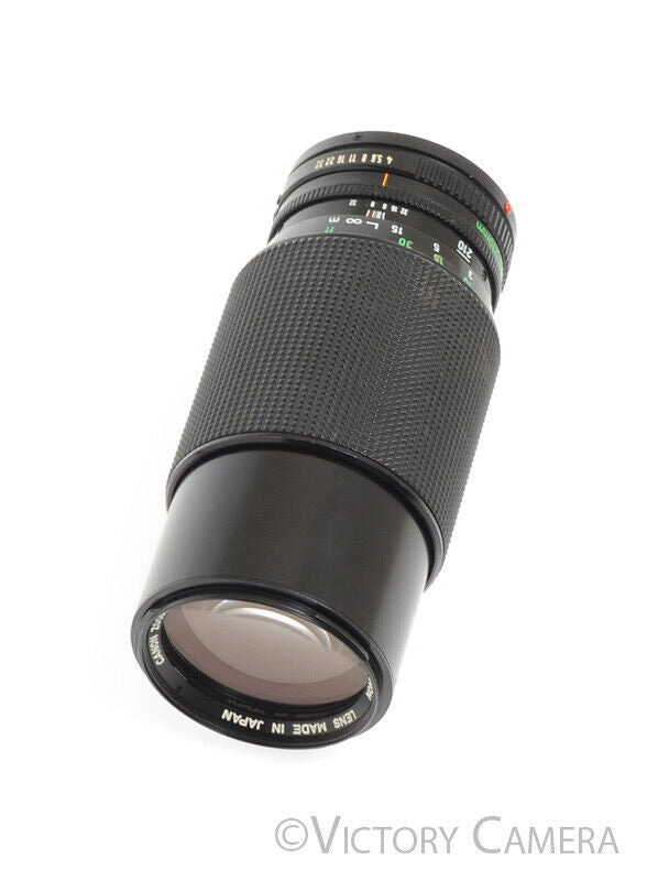 Canon FD 70-210mm f4.0 Manual Focus Telephoto Zoom Lens
