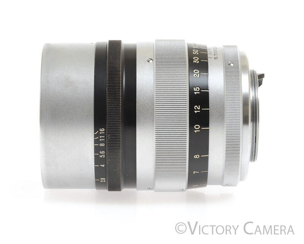 Canon Rare 85mm f1.5 LTM L39 Screw Mount Lens -Very Clean w/ Finder &