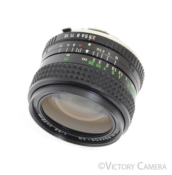 Minolta MC W.Rokkor SG 28mm F3.5 MD Manual Focus Wide Angle Prime Lens