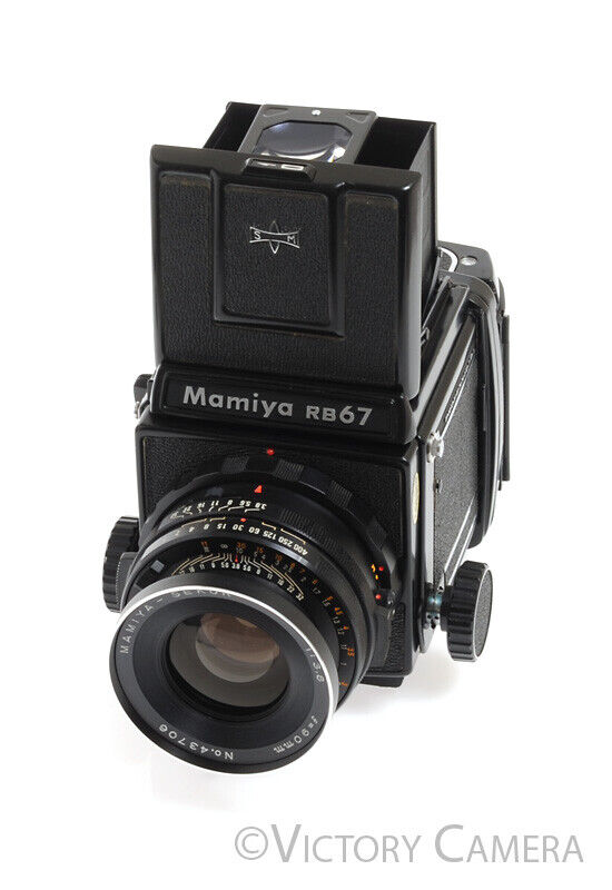 Mamiya RB67 Pro Camera w/ 90mm F3.8 Lens 120 Back WLVF -Clean, New Sea