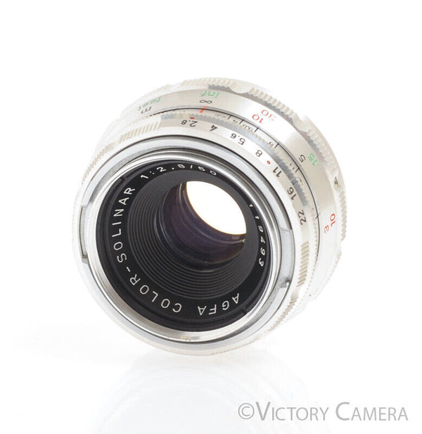 Agfa Color-Solinar 50mm f2.8 Standard Lens for Ambi Silette -Clean in  Bubble-