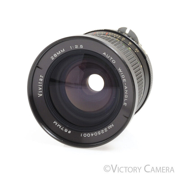Vivitar 28mm F2.5 Auto Wide-Angle Prime Lens for Nikon AI -Clean-