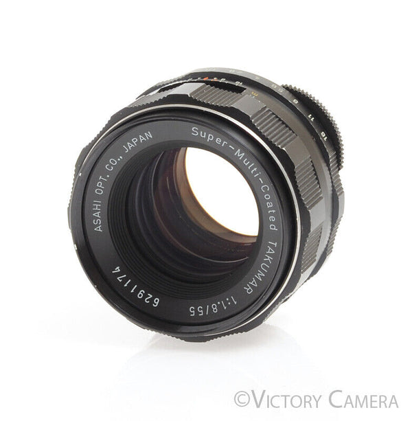Pentax Super Takumar 55mm F1.8 M42 Screw Mount Standard Prime Lens -Cl