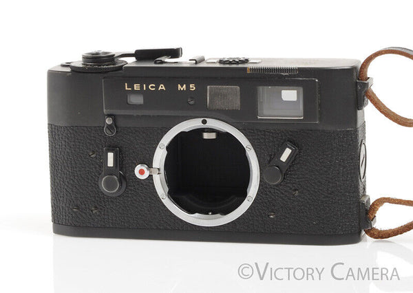 Leica Leitz M5 2 Lug Black 35mm Rangefinder Camera Body