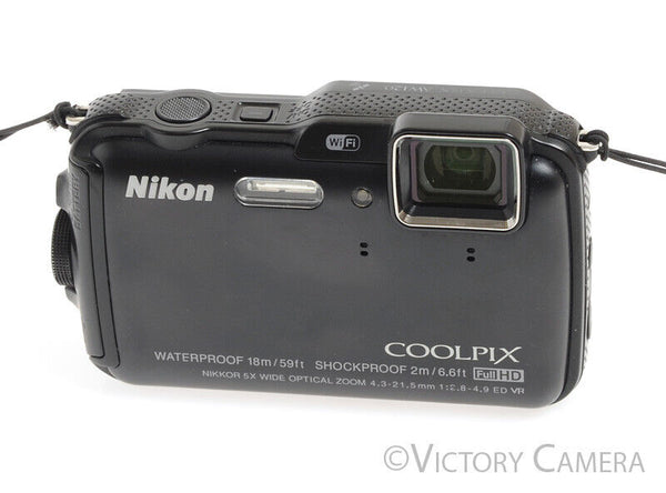 Nikon Coolpix AW120 Black 16.0MP Waterproof / Shockproof Digital Camer