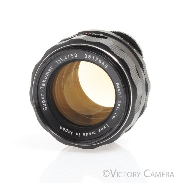 購入正規品 良品 Pentax SMC Takumar 50mm f1.4 Lens M42 - カメラ