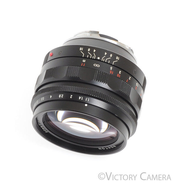 Voigtlander Nokton 50mm F1.1 Leica M Mount Prime Lens -Clean W 