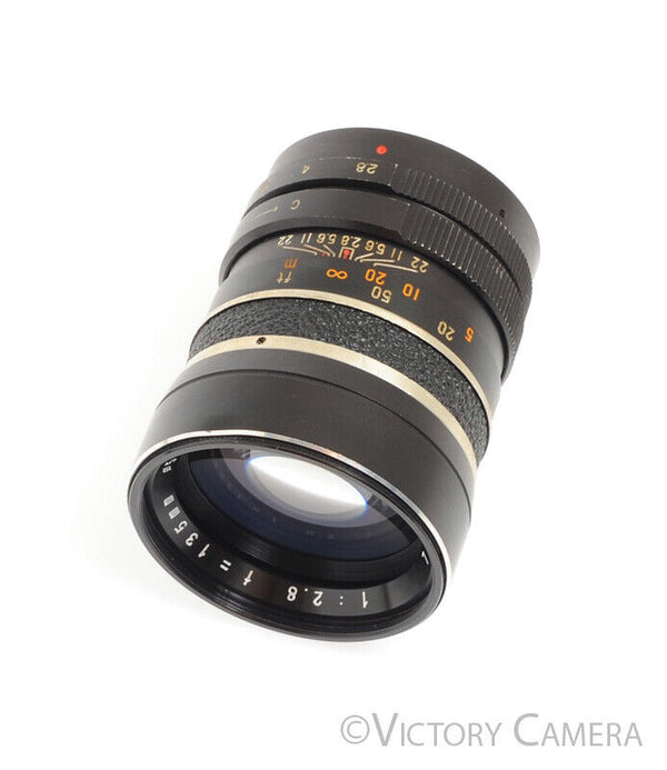 Focal 135mm f2.8 Telephoto Portrait Headshot Lens for M42 -Clean Glass