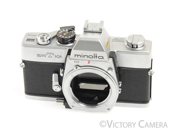 Minolta SRT101 SRT 101 Chrome 35mm Film SLR Camera Body 