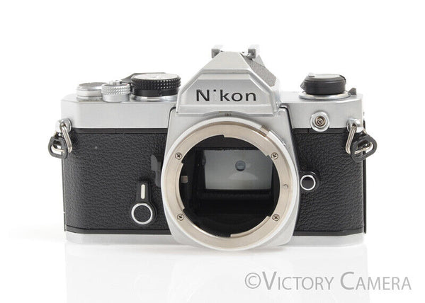 Nikon FM Chrome Camera Body -Slight Lines in Finder-