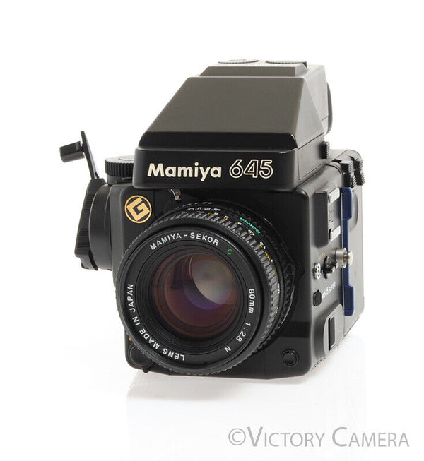 Mamiya 645 Super Medium Format Film Camera w/ AE Prism Finder 