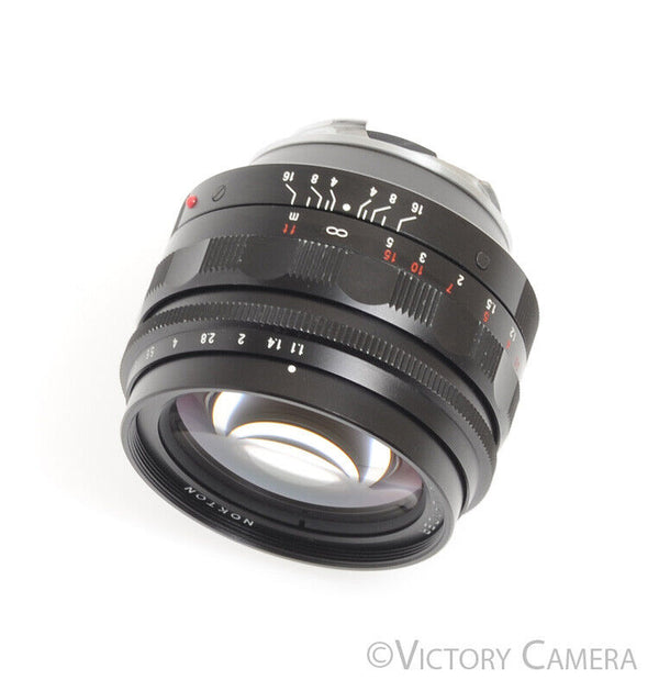 Voigtlander Nokton 50mm F1.1 Leica M Mount Lens -Clean Glass-