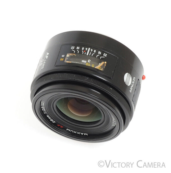 Minolta Maxxum 28mm f2.8 (Sony A) Auto Focus Wide Angle Lens 