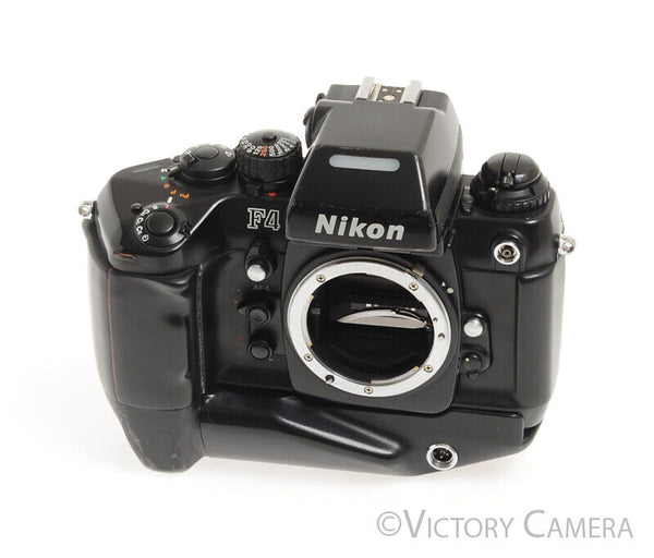 Nikon F4 35mm Pro Film Camera Body w/ MB-21 Battery Grip