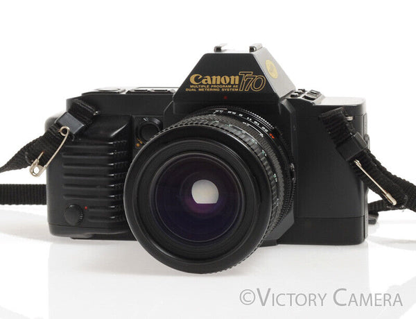 Canon T70 35mm FD Film Camera Body w/ 35-70mm Lens -Clean