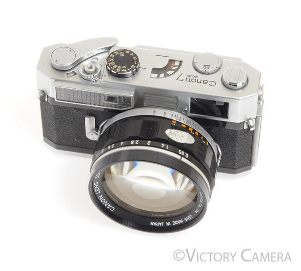 Canon 50mm f0.95 Dream Lens on Model 7 Camera Body -Clear 