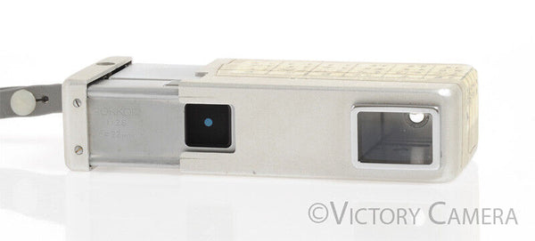 Minolta 16 Chrome Subminiature Spy Camera w/ 22mm f2.8 Rokkor Lens -Cl