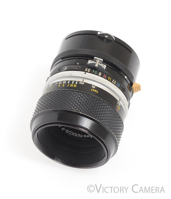 Nikon Nikkor-P Auto 55mm f3.5 Non-AI Macro Lens w/ PK-3 