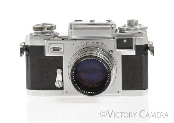 Contax IIIa Rangefinder Camera w/ 50mm f1.5 Sonnar Lens -Clean and Working-