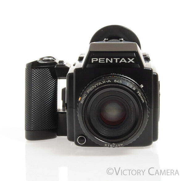 Pentax 645 Medium Format Camera w/ 75mm f2.8 Lens u0026 120 Back