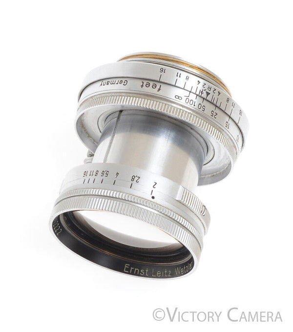 Leica Screw Mount Summitar 5cm f2 Coated Lens L39 LTM