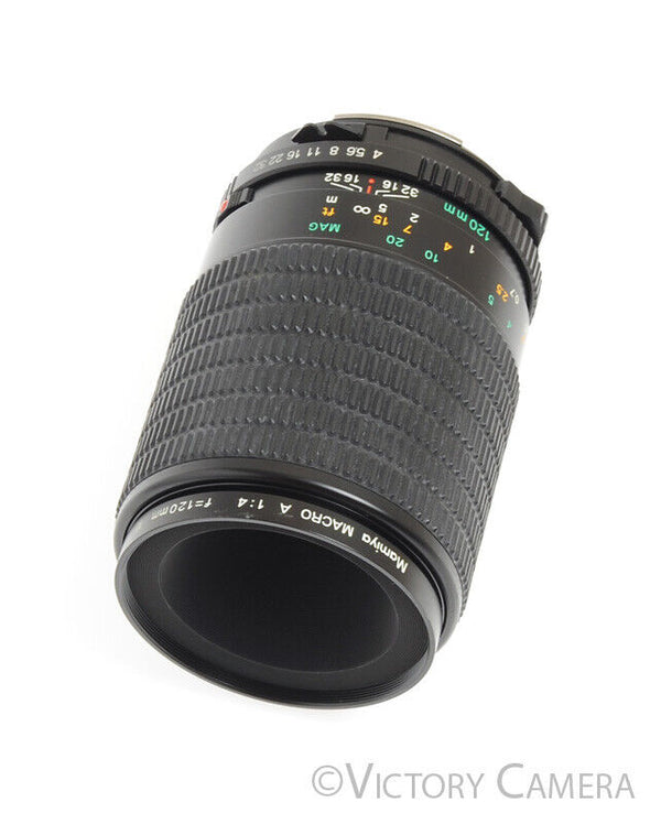 Mamiya 645 120mm F4 M 1:1 Macro A Manual Focus Telephoto Prime Lens -Clean-