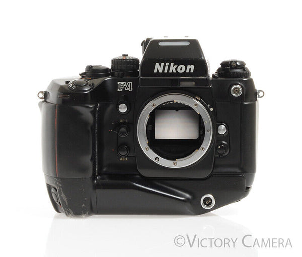 Nikon F4 35mm Pro Film Camera Body w/ MB-21 Battery Grip