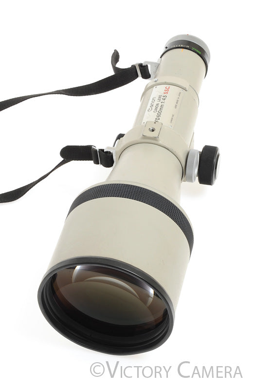 Canon 600mm f4.5 S.S.C. Manual Focus Telephoto Prime Lens for Canon FD  -Clean-