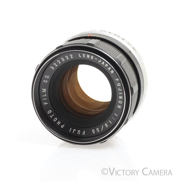 Fuji Fujinon 55mm f1.8 M42 Pentax Screw Mount Lens -Clean-