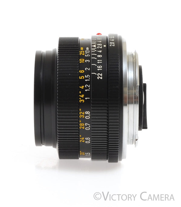Leica Elmarit-R 35mm f2.8 3 Cam Wide Angle Lens for R Mount -Slight Haze-