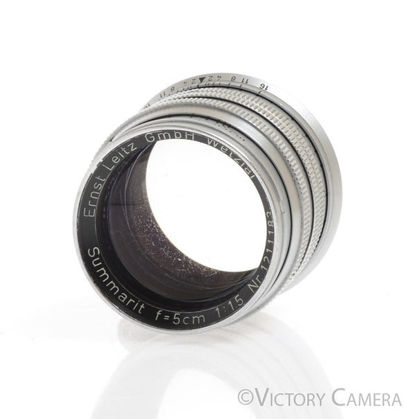 Leica Summarit M 5cm 50mm F1.5 Lens (light scratches)