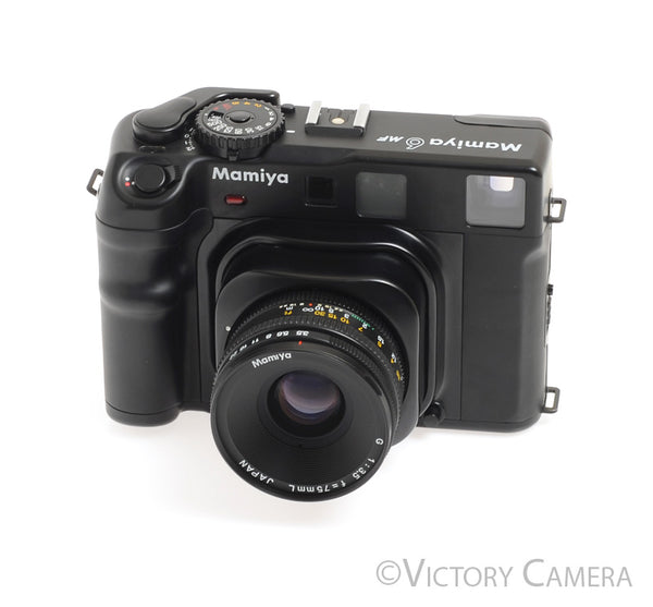 Mamiya 6 MF Rangefinder Camera w/ 75mm F3.5 Lens -Very Clean w/ Matchi