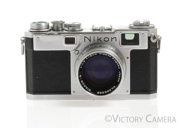 Nikon S2 Rangefinder Camera w/ Nikkor-S.C. 5cm F1.4 Lens