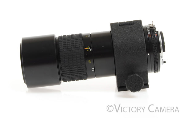 Nikon Micro-Nikkor 200mm f4 AI-s Lens -Clean w/ Collar- [EXC]