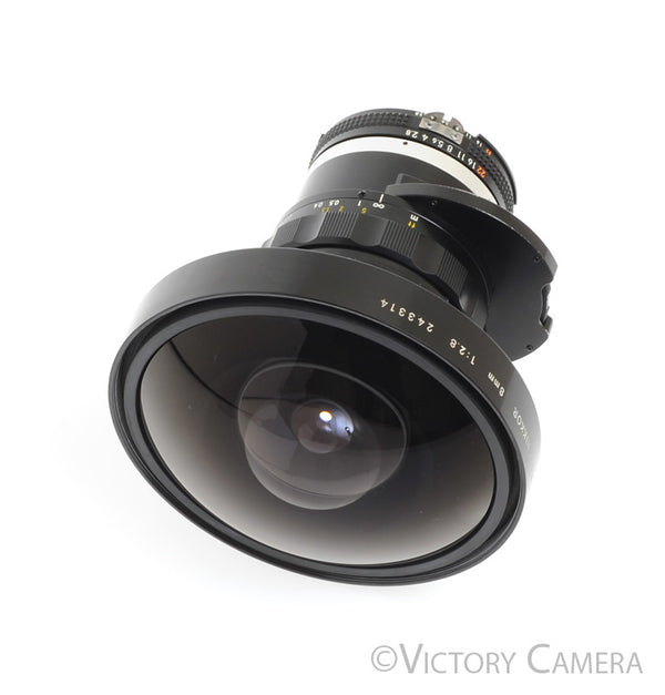 Nikon Fisheye-Nikkor 8mm f2.8 AI-S Wide Angle Lens w/ Case