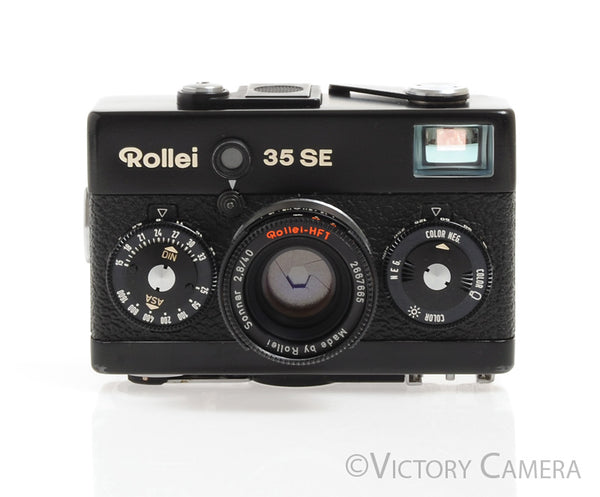 Rollei 35 SE Black 35mm Camera w/ 40mm f2.8 Sonnar Lens -No 