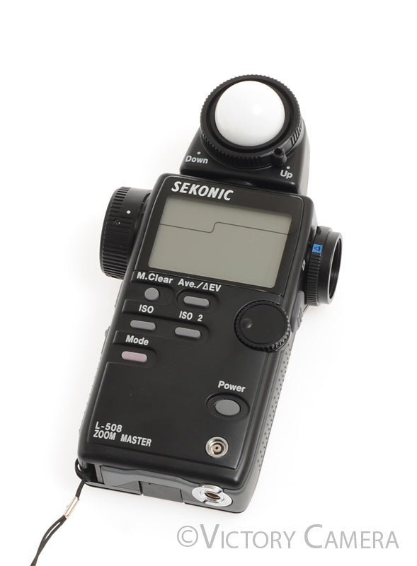 Sekonic L-508 Zoom Master Light Meter Spot Meter w/ Case -Tested