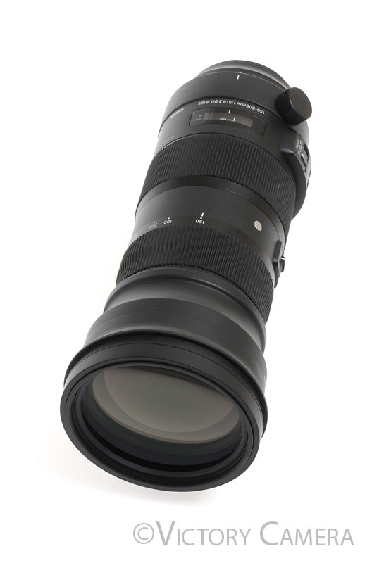 Sigma 150-600mm f5-6.3 DG OS (HSM) S (Sports) Telephoto Zoom lens for