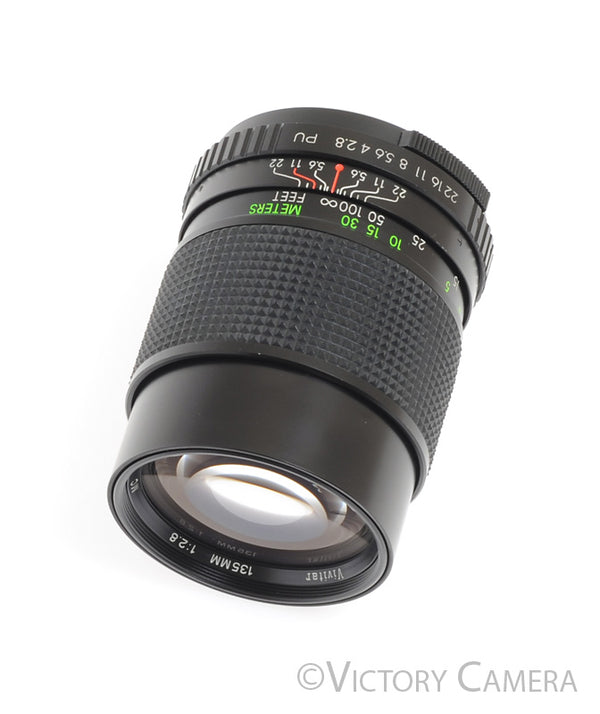 Vivitar 135mm f2.8 Telephoto Portrait Headshot Lens for M42 -Mint-