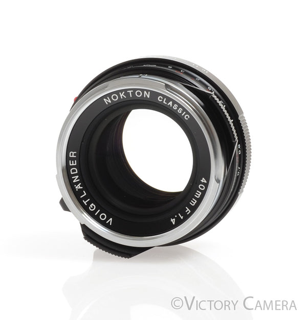 Voigtlander 40mm f1.4 Nokton Classic Prime Lens for Leica M -Clean w/