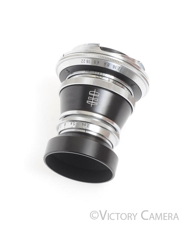 Voigtlander Heliar 50mm f3.5 Prime Lens for Leica M Mount -Clean w/ Shade-