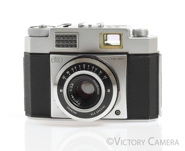 Zeiss Ikon Contina 35mm Camera w/ 45mm f2.8 Lens -Jammed, As is-