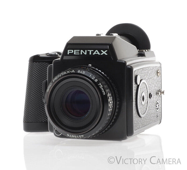 Pentax 645 Medium Format Camera w/ 75mm f2.8 Lens & 120 Back