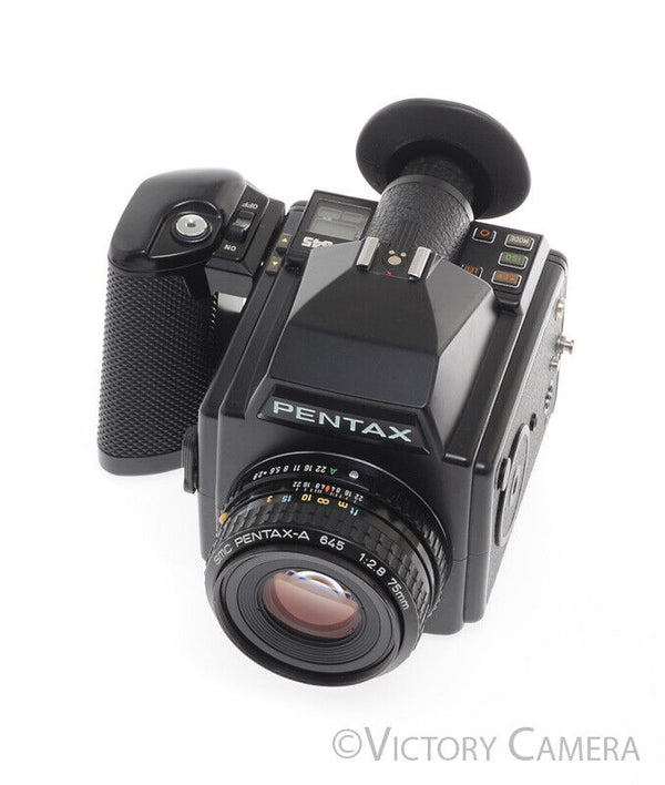 Pentax 645 Medium Format Camera w/ 75mm f2.8 Lens & 120 Back