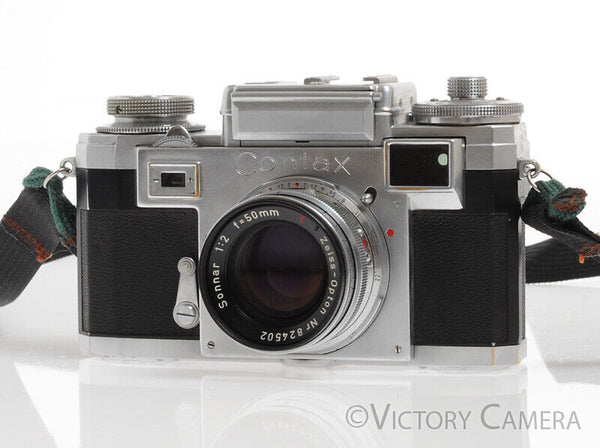 Contax IIIa 35mm Rangefinder Camera w/ 50mm f2 T Sonnar Lens 