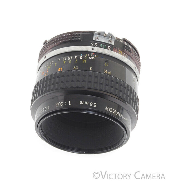 Nikon Micro-Nikkor 55mm F3.5 AI Manual Focus Macro Lens