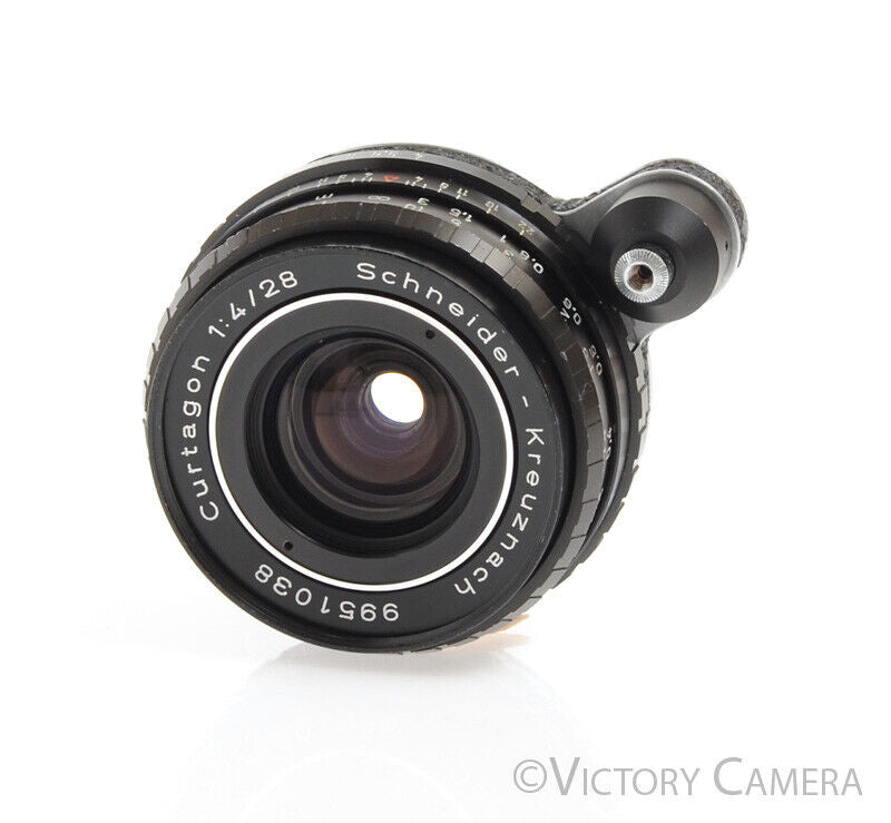 Schneider Curtagon 28mm f4 Black Wide Angle DKL Lens -Rare Button Version- [EXC] - Victory Camera