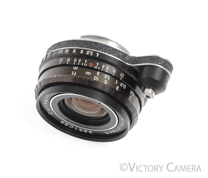 Schneider Curtagon 28mm f4 Black Wide Angle DKL Lens -Rare Button Version-