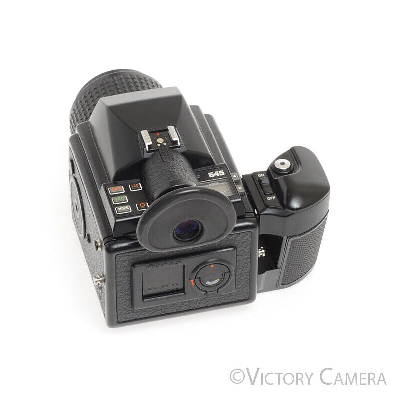 Pentax 645 Medium Format Camera with 55mm f2.8 Wide Angle Lens 120 Back [EXC+] - Victory Camera