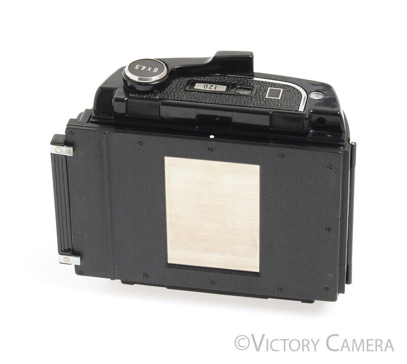 Mamiya RB67 645 6x4.5 120 Film Back w/ Finder Mask -New Seals- [EXC] - Victory Camera